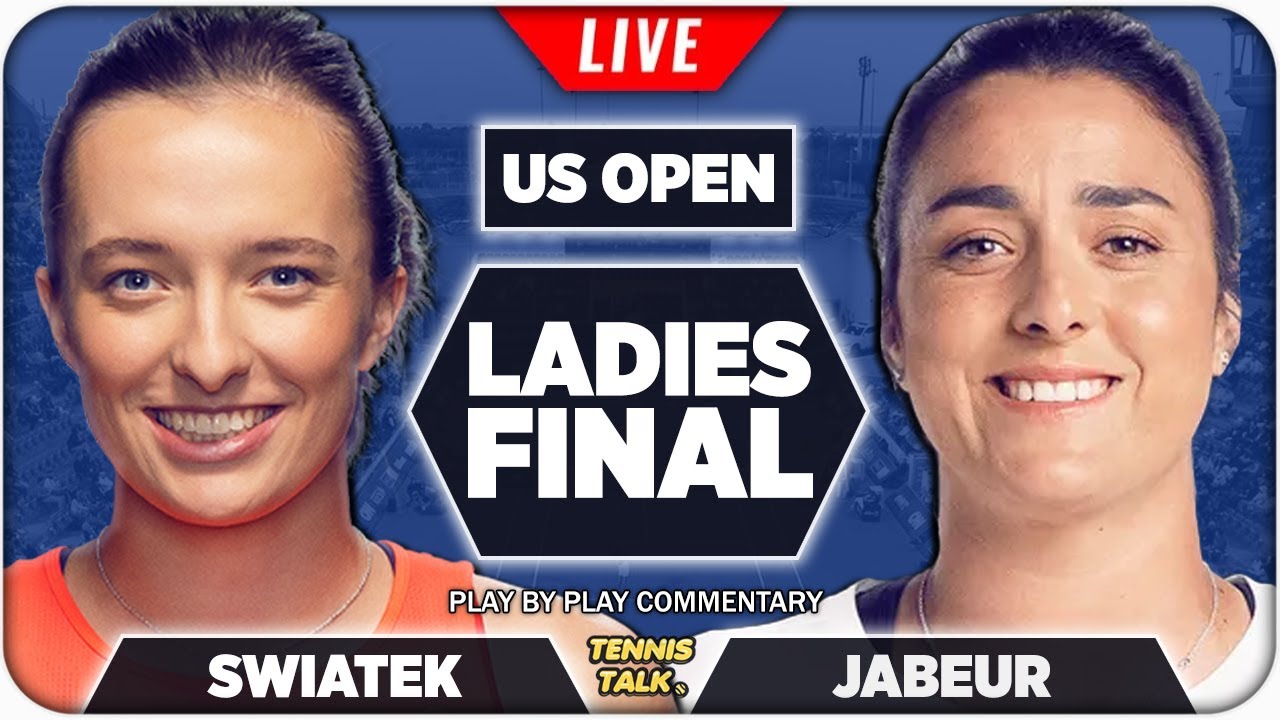 SWIATEK vs JABEUR US Open 2022 Final Live Tennis Play-by-Play