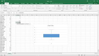 Excel - Boxplots and QUANTILES