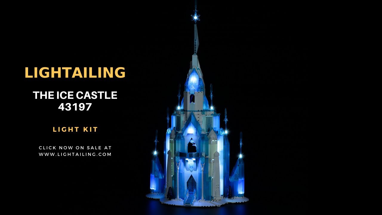 BriksMax Light Kit For Lego The Ice Castle 43197
