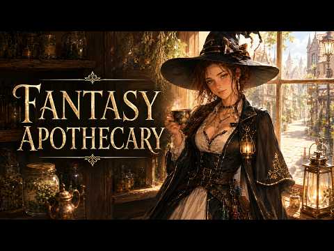 The Apothecary of Lumerra 🌿🌧️ | Peaceful Fantasy Music from Another World