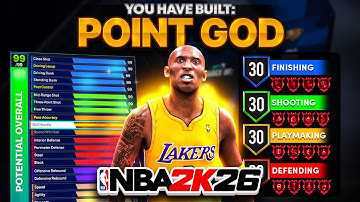 BEST 2-WAY POINT GUARD BUILD in NBA 2K26! CONTACT DUNKS + LIMITLESS RANGE! best build 2k26