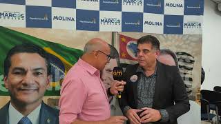 CANDIDATO A REELEIÇÃO PRESIDENTE NACIONAL DO REPUBLICANOS MARCOS PEREIRA ESTEVE NOVAMENTE EM ITATIBA