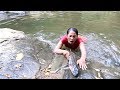 Catch a big fish in waterfall & grilled for food - Cook big fish eating delicious #60