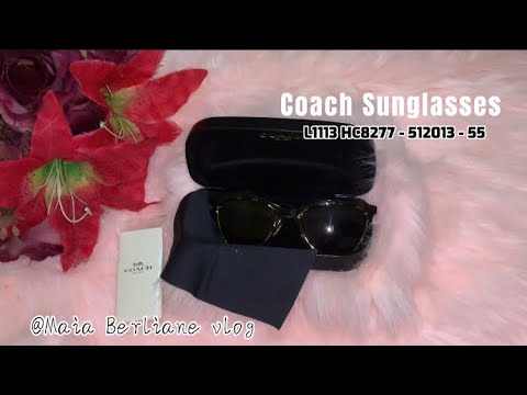 Coach Sunglasses L1113 HC8277 512012 - 55 | Review - YouTube