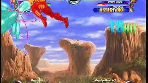 MvC2 Online (360): Brett (Cha/Storm/Col) vs Combomaster7 (Mag/Psy/IM) 10 .:4.20.10:.