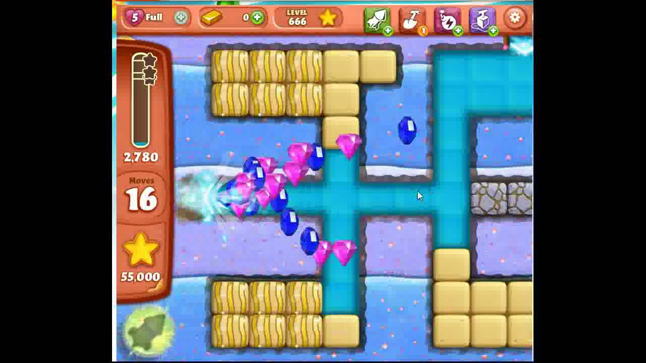 Diamond Digger Saga Level 666 No Boosters YouTube