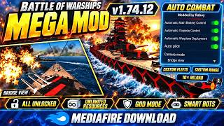 Battle of Warships 1.74.12 MEGA MOD MENU | Unlimited Resources, Smarter AI, Auto Combat, All Unlock screenshot 5