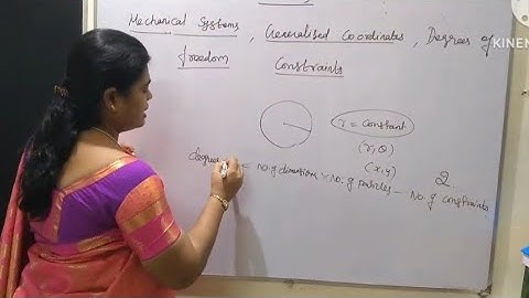 PGTRB MATHS Important Topic CLASSICAL MECHANICS Degrees of freedom Constraint Generalised Coordinate