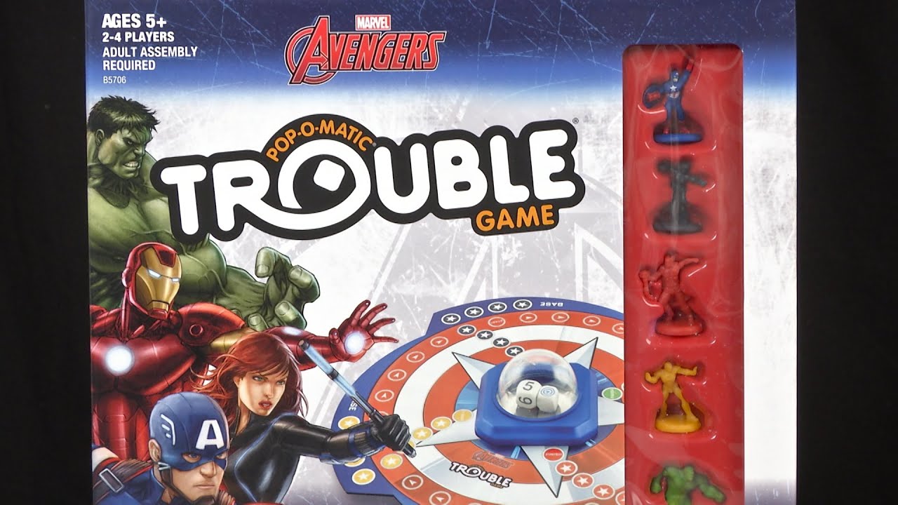 Hasbro B5706 Marvel Avengers Trouble Game for sale online 