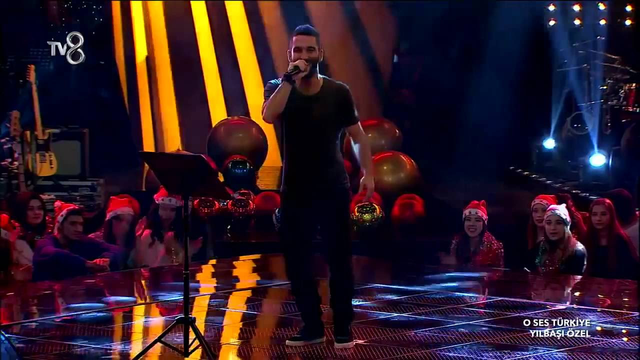 Arda Turan singing a song in Turkish Tv Show