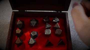 Eddie Focus Product Reviews - Twin RPG Metal Dice Set by Dahan Dice
