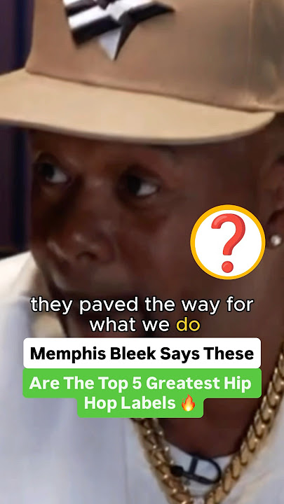 Memphis Bleek Says These Are The Top 5 Greatest Hip Hop Labels Of All Time 🔥