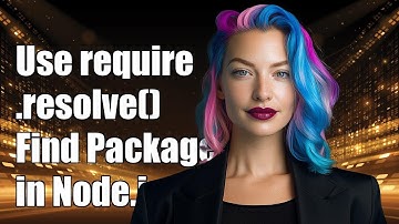 How to Use require.resolve to Find Package Directory in Node.js