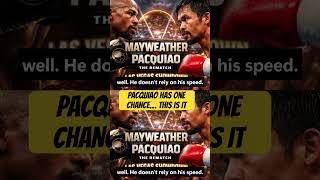 PACQUIAO HAS ONE CHANCE… THIS IS IT #boxingnews #boxing
