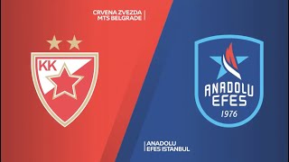 EuroLeague 11. Hafta: Kızılyıldız MTS - Anadolu Efes