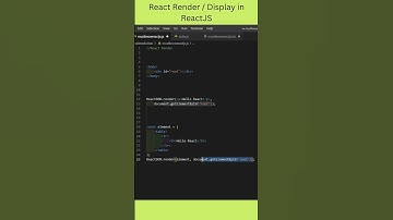 Must Know #react Render / Display concept ( ReactDom.render ) #shorts #youtubeshorts #hindi