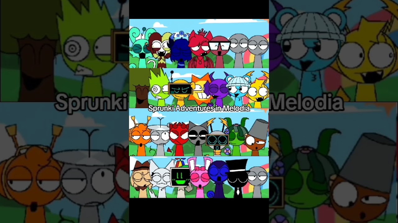 Sprunki Adventures in Melodia [Altogether Phase 1 + Bonus Characters]