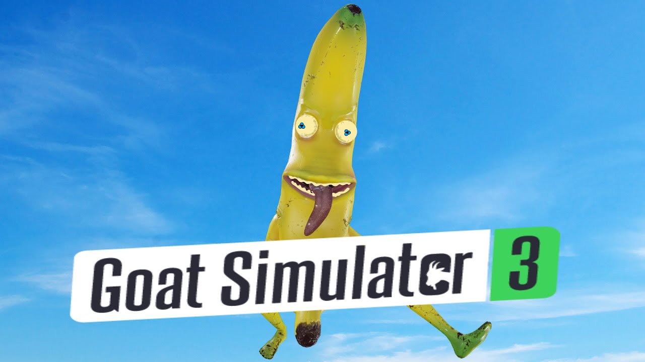 We turned ourselves into bananas ! / Goat Simulator 3 Part 3 YouTube