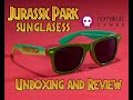 JURASSIC PARK sunglasess numskull UNBOXING and Review (ITA)