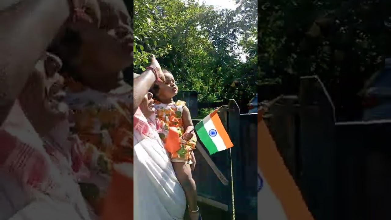 flag hoisting with her Greanfather