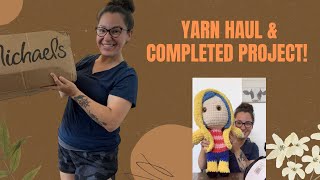 Michaels Yarn Haul | My Newest Completed Project | What Did I Order!