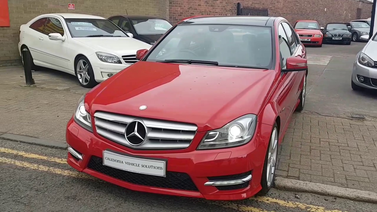 2011 61 MERCEDES C220 SPORT with PANORAMIC ROOF Caledonia Vehicle Solutions, Ayr YouTube