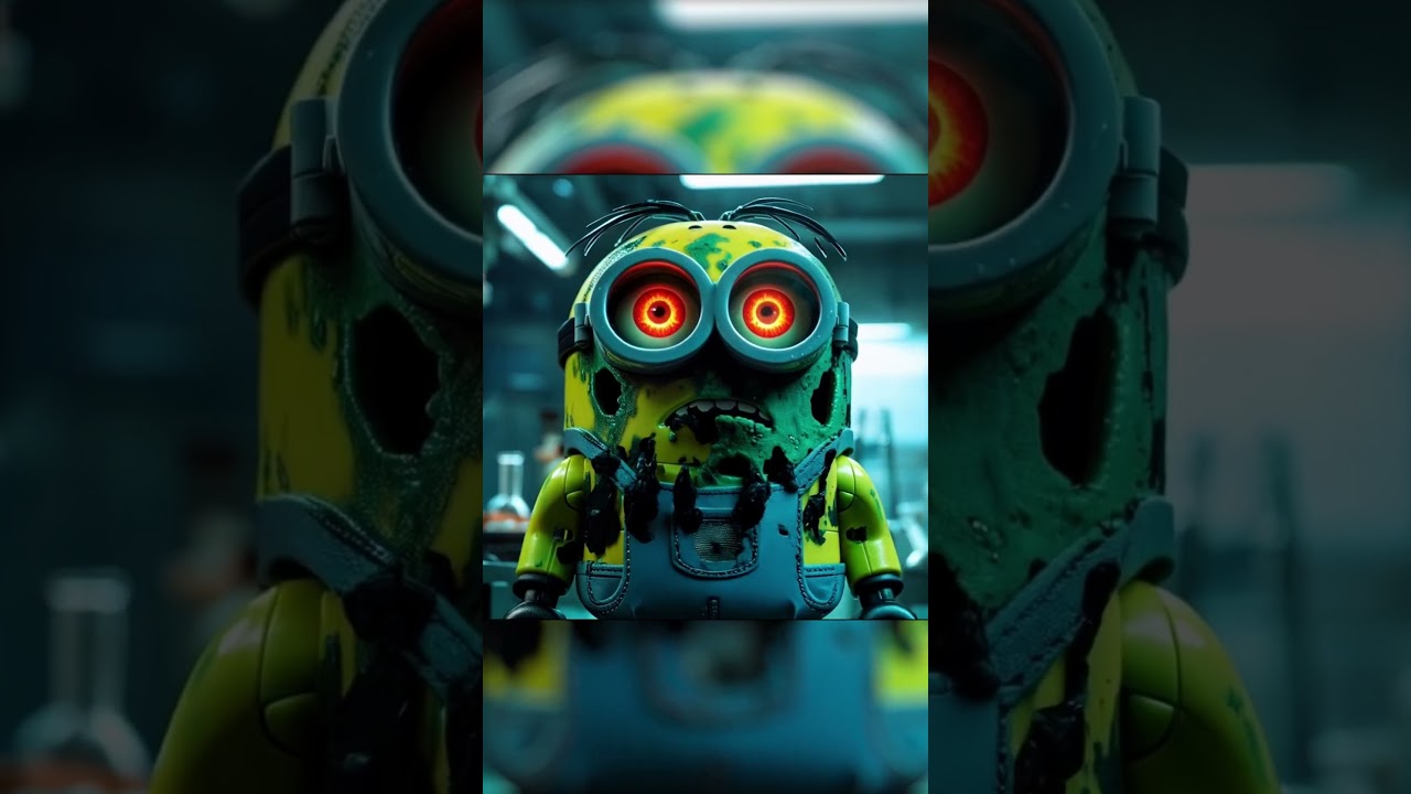 ZOMBIE MINION MINION TURNS INTO A ZOMBIE LEGO MINION MINION PARODY 00