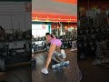 Single Arm Dumbbell Row on Bench 🔥 Glutes &amp; Back Burner Workout #DumbbellRow #shorts #BackWorkout