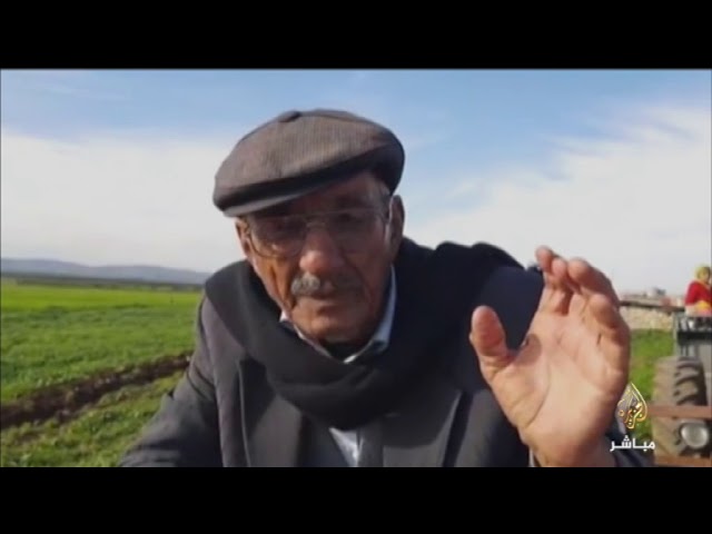 خروج المدنيين من مدينة عفرين إلى المناطق التابعة للجيش الحر