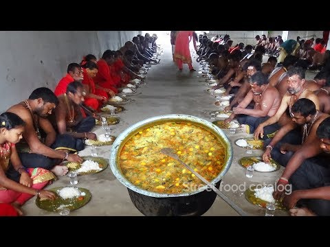 amazing-cooking-south-indian-sambar-prepared-1000-ayyappa-swamys-sadhi-hindu-function-|-street-food