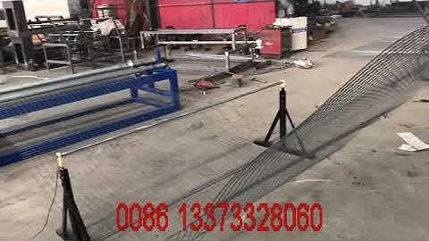 fully automatic hole size adjustable 6feet width welded wire mesh roll machine