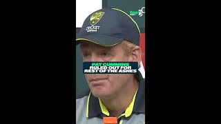 Cummins wont Take Any Further Part In Ashes