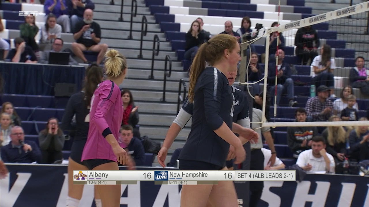 UNH Volleyball vs Albany Highlights (101418) YouTube