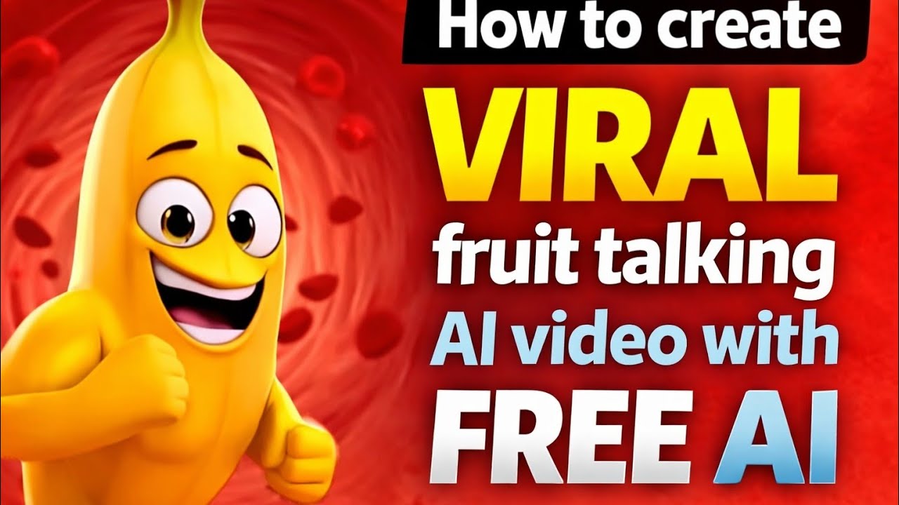 How to Create VIRAL Talking Banana Fruit Videos with AI (Step-by-Step ...