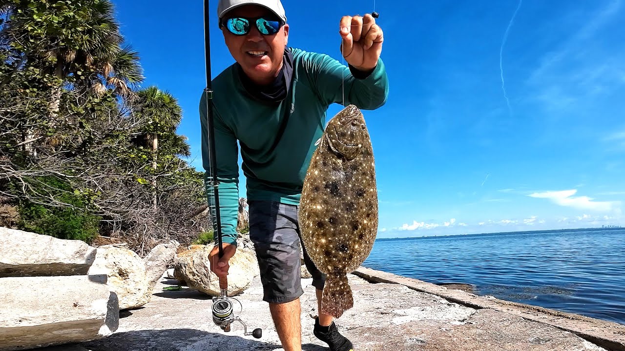 Roadside Fishing around Skyway Bridge!