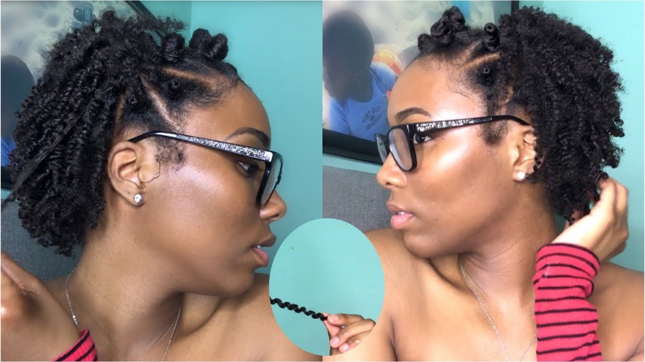 Styling Twist Out Short Natural Hair