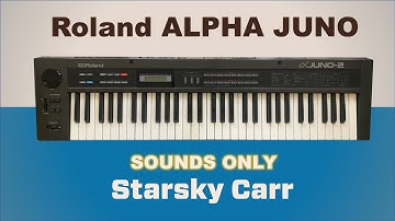 Roland Alpha Juno 2 // SOUNDING GORGEOUS // sounds only demo