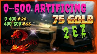 Guild Wars 2 Artificer 0–500 Crafting Guide (Fastest & Cheapest Method 2025)
