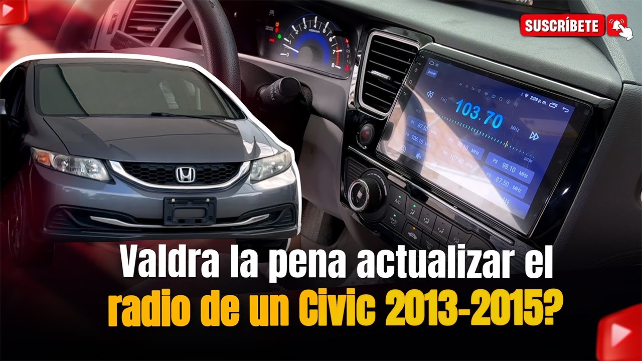 ¿Se puede instalar una pantalla Android sin perder la pantalla original del Civic? | 