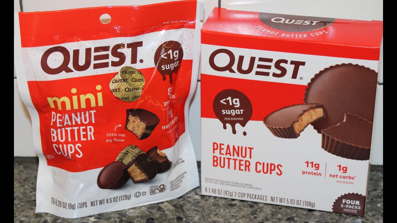 Quest Mini Peanut Butter Cups & Peanut Butter Cups Review