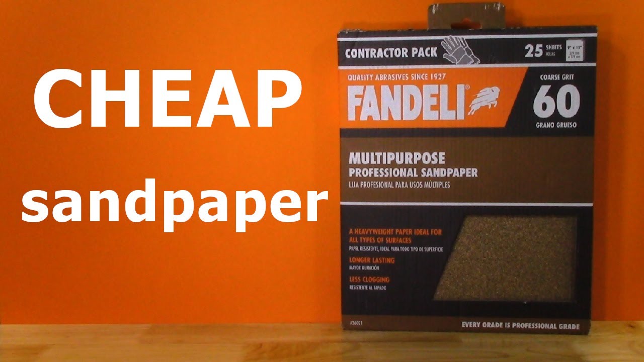 Fandeli CHEAP Sandpaper Contractor Pack from Amazon [DEALS] YouTube