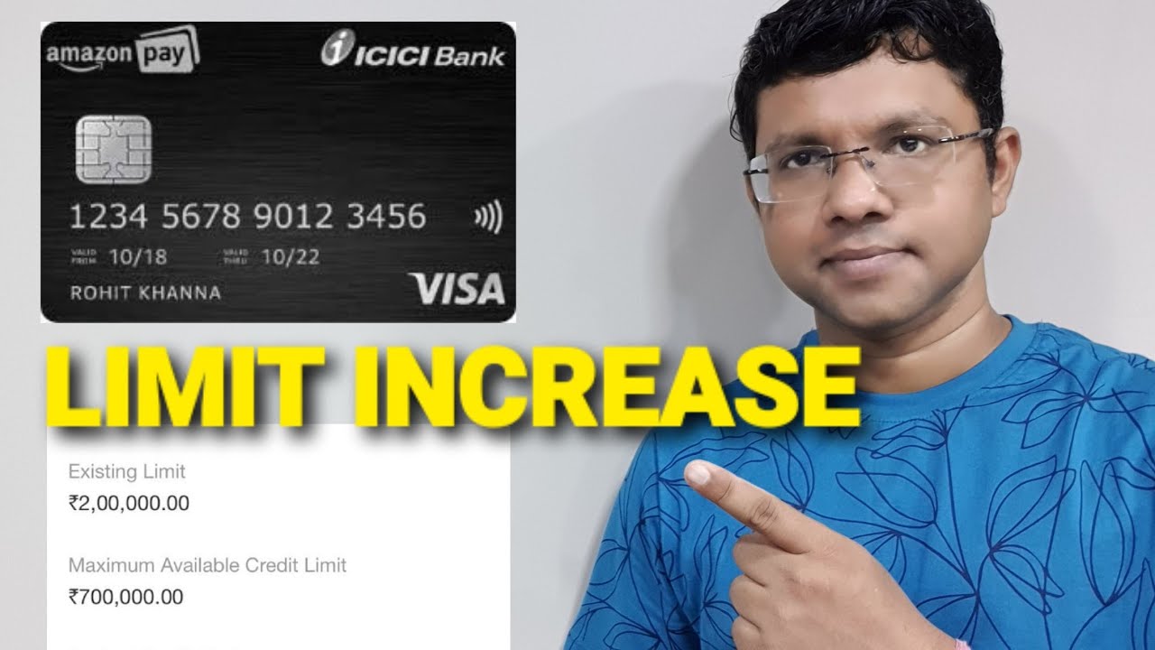 Amazon pay icici credit card limit increase YouTube