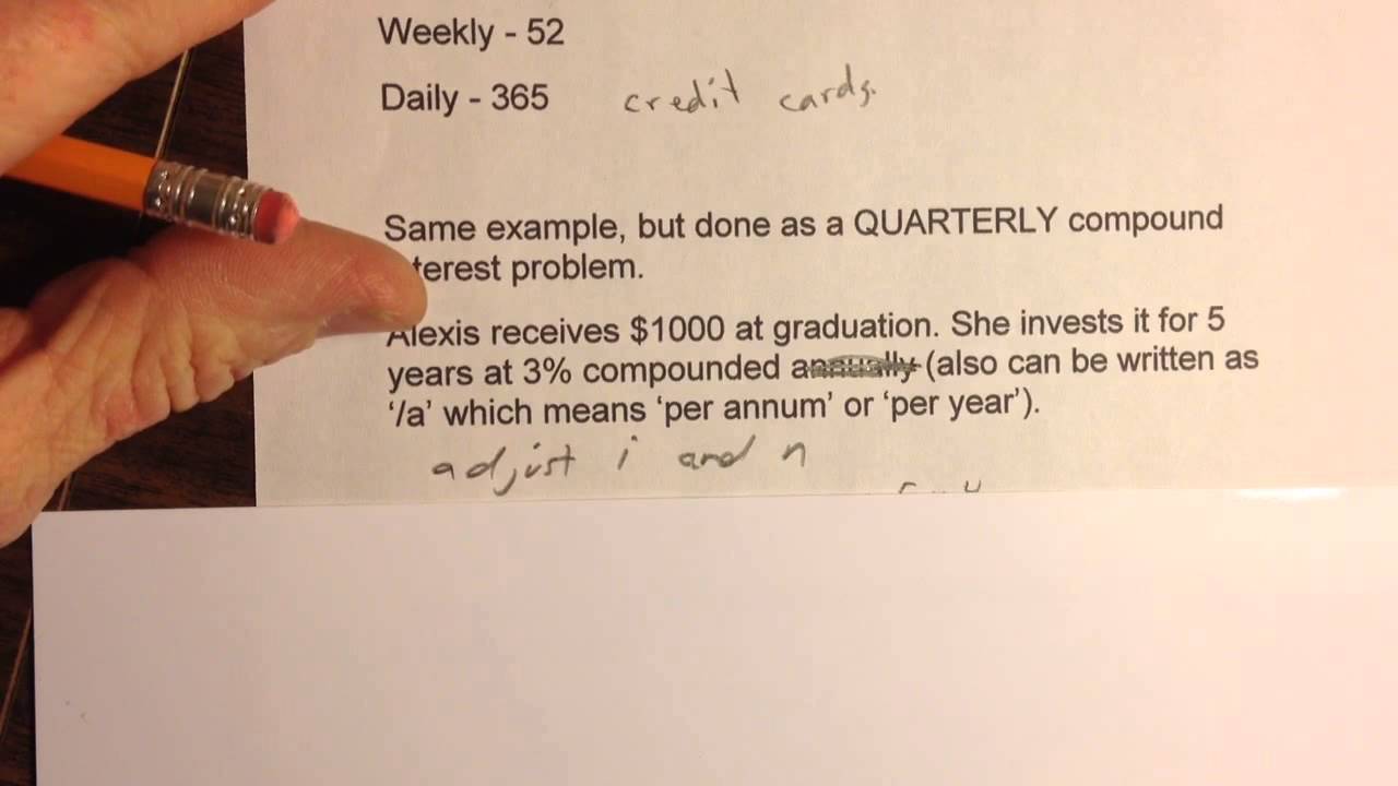 03 - Varying the Compounding Frequency