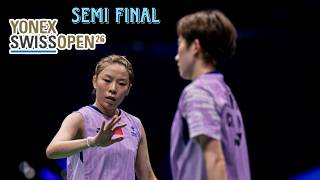 Semi FINAL - Jia/Zhang (CHN) vs (CHN) Bao/Luo - Swiss Open 2026 - Live. Reactions🏸