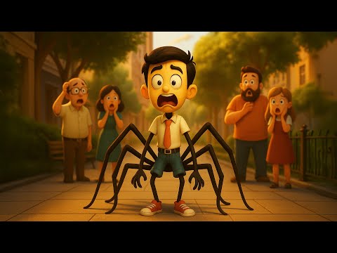 What if <strong>we</strong> started walking like a Spider? | #aumsum #kids #<strong>cartoon</strong> #science