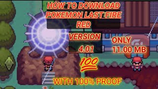 How to download Pokemon last fire red latest version 4.01  #Pokemon gaming screenshot 5