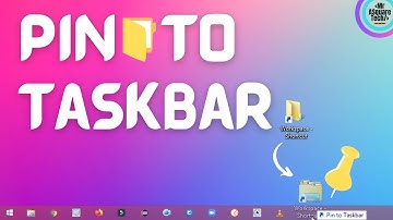 How to Pin Folder to Task bar Windows 10, 8.1 & 7 | pin folder to taskbar