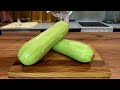 Zucchini schmeckt besser als Fleisch. Warum wusste ich nichts von diesem Zucchini Rezept! ASMR