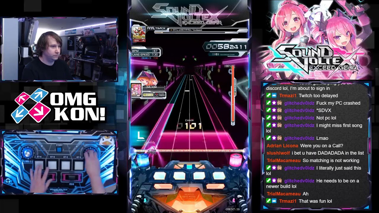 Playing all SOUND VOLTEX EXCEED GEAR songs on EXHAUST (INFINITE INFECTION Folder Part 4)