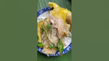 Về miền Tây ăn cháo gà gỏi cây chuối#shorts